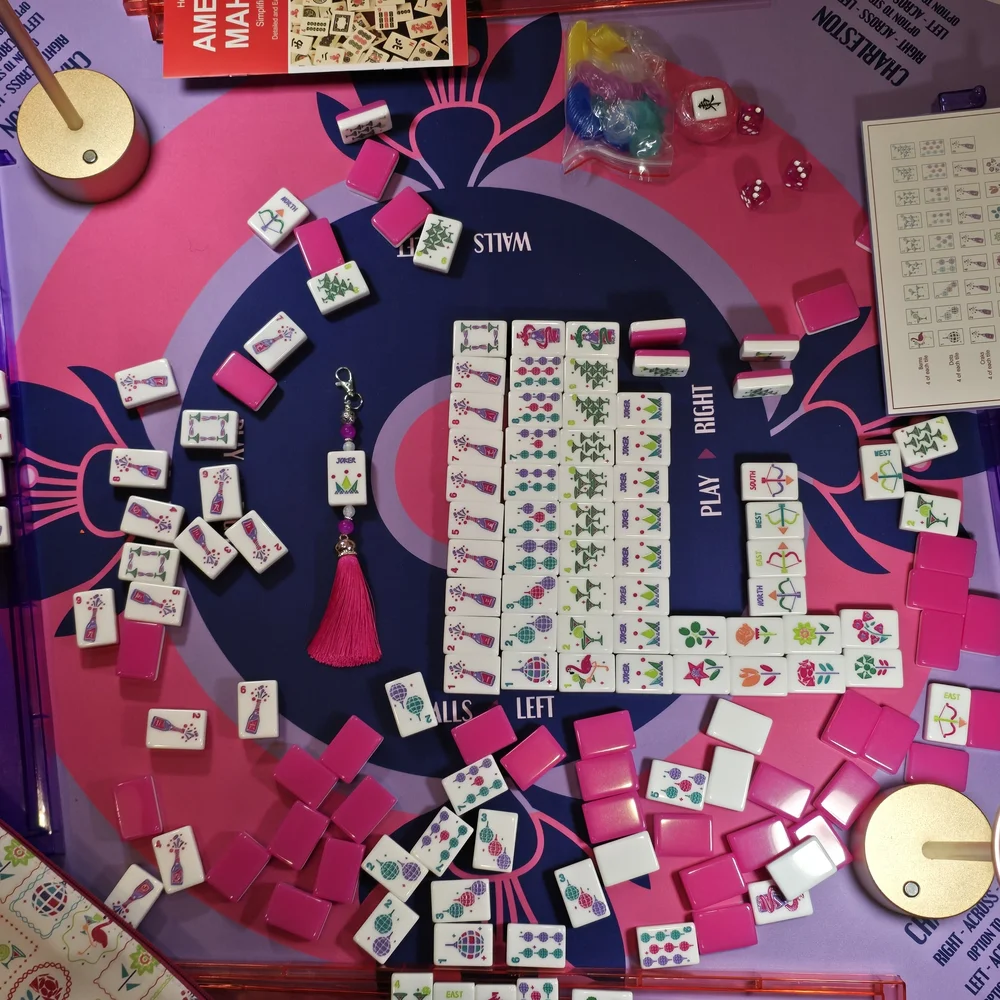 Champagne, Martini, Disco Ball Mahjong Tile Set - Picture 3 of 9